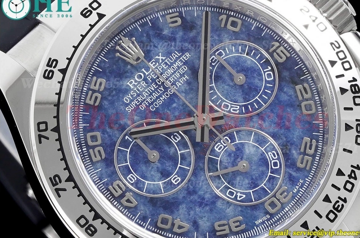 Daytona DD4130 40mm Chalcedony Blue Dial Clean RU SS 116519 0317